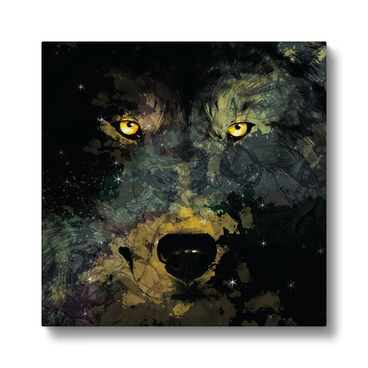 Galactic Wolves Expression  Canvas