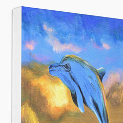 Marine Masterpieces: Dolphin Creations Canvas