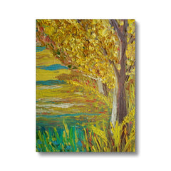 Gustav Klimt Style Tree Painting Canvas