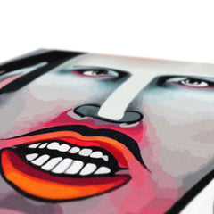 Black & Pink Marilyn Manson's Spooky Poster Canvas