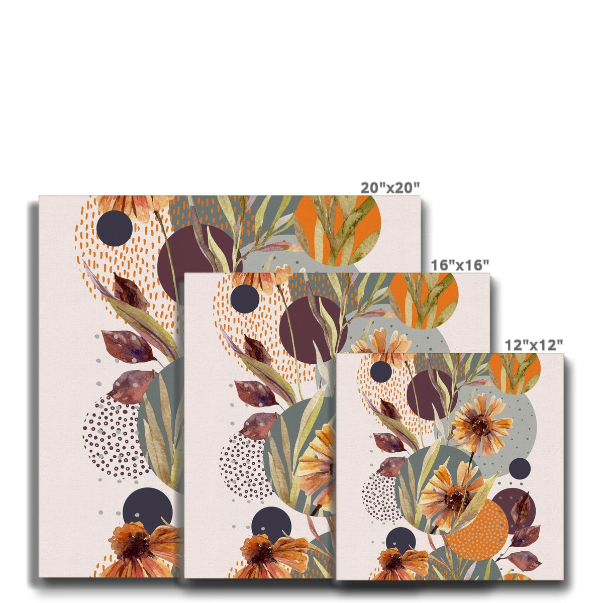 Serene Floral Dreamscape  Canvas