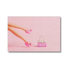 Aesthetic Barbie & Bag Canvas