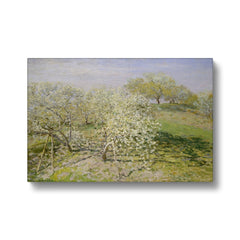 Spring (Fruit Trees in Bloom) , Claude Monet  Canvas