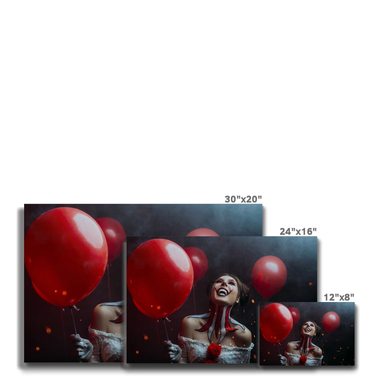 Elegant Clown Charisma Canvas