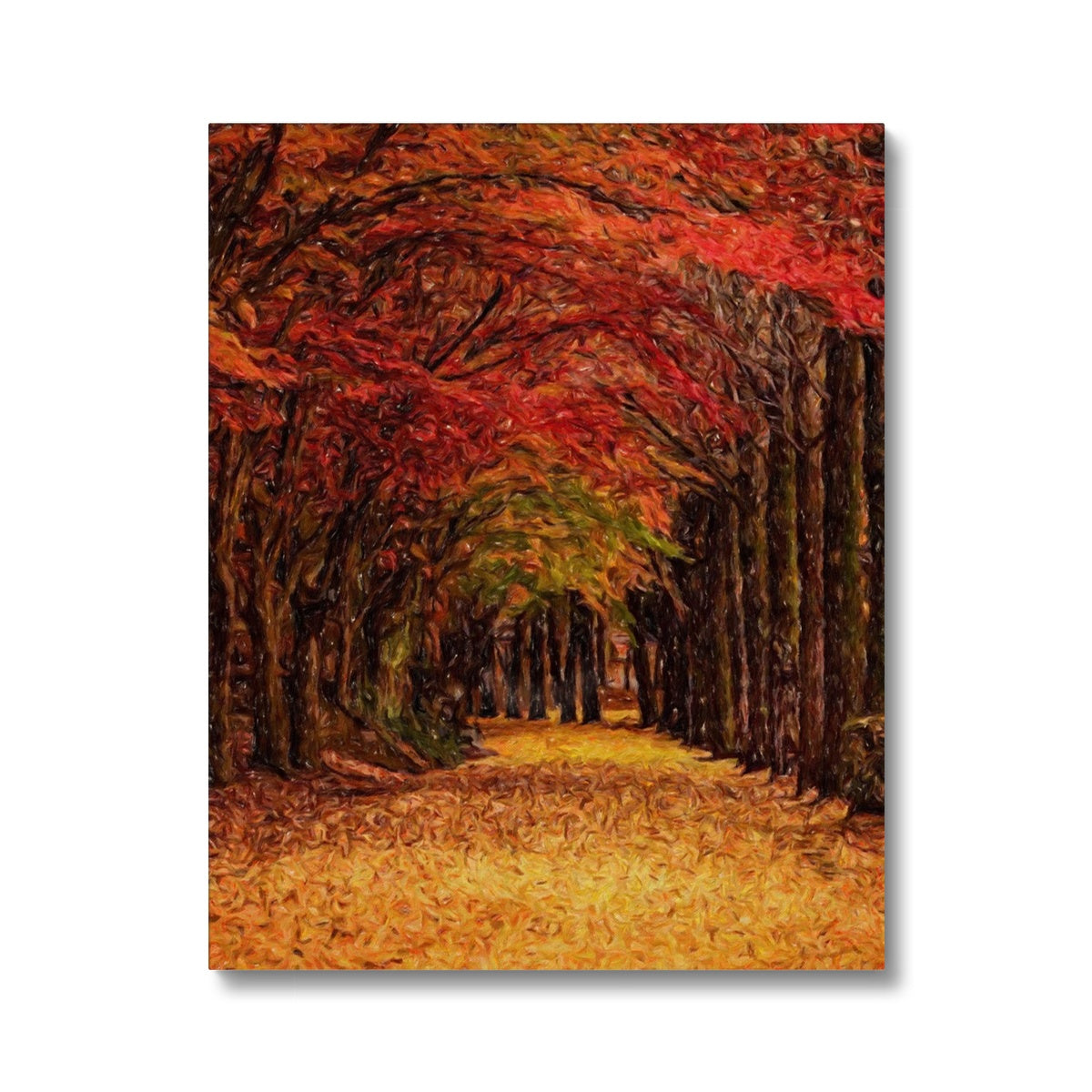 Autumn Fall Pathway Art Canvas