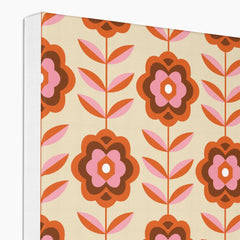 Charming Floral Design Canvas