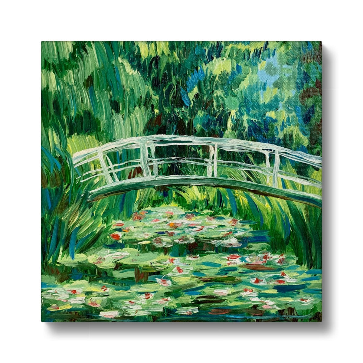 Delightful Monet Water Lilies Painting Canvas