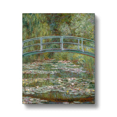 Bridge Over Water Lilies I , 1899 , Claude Monet Canvas