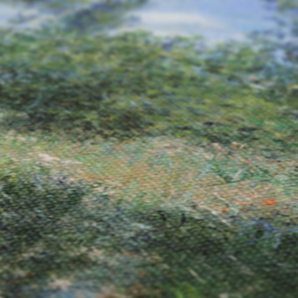 View of Vétheuil, 1880 , Claude Monet  Canvas