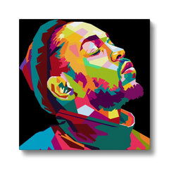 Artistic Kendrick Lamar Portrait Canvas