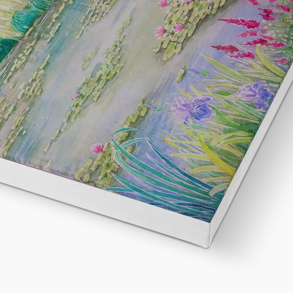 Ethereal Monet Water Lilies Beauty Canvas