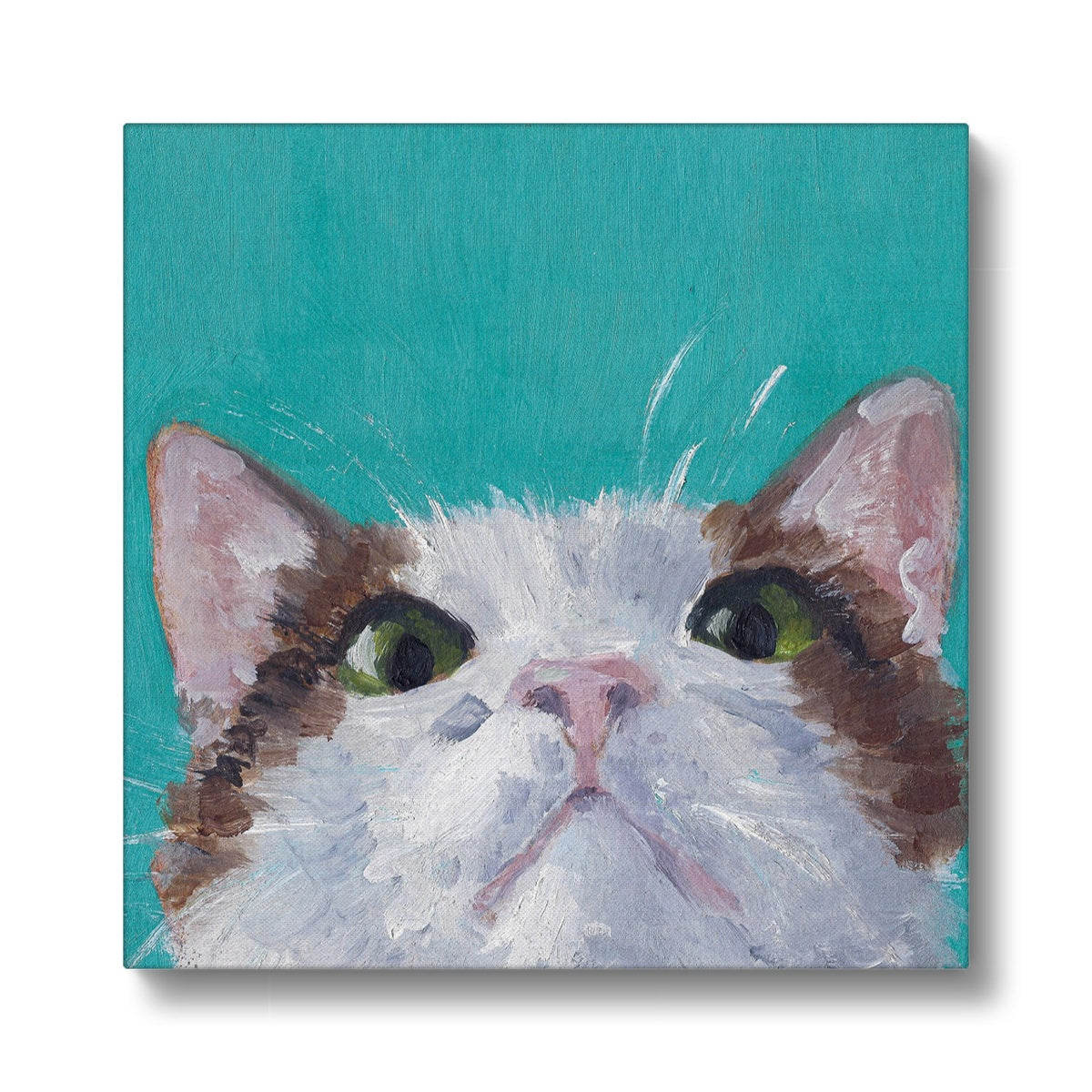 Curious Feline Art Canvas