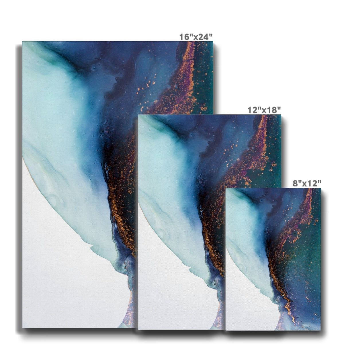 Abstract Blue Beauty  Canvas