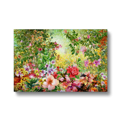 Exquisite Floral Garden Canvas