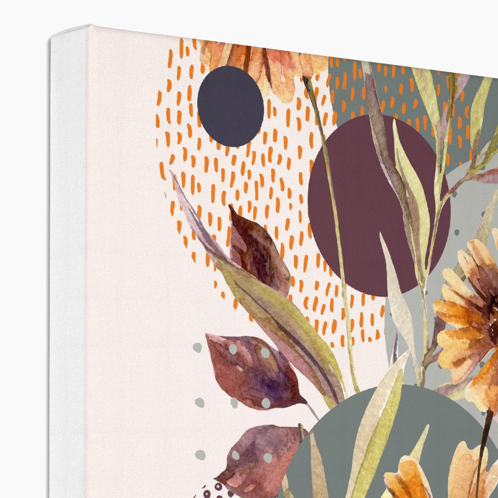 Serene Floral Dreamscape  Canvas