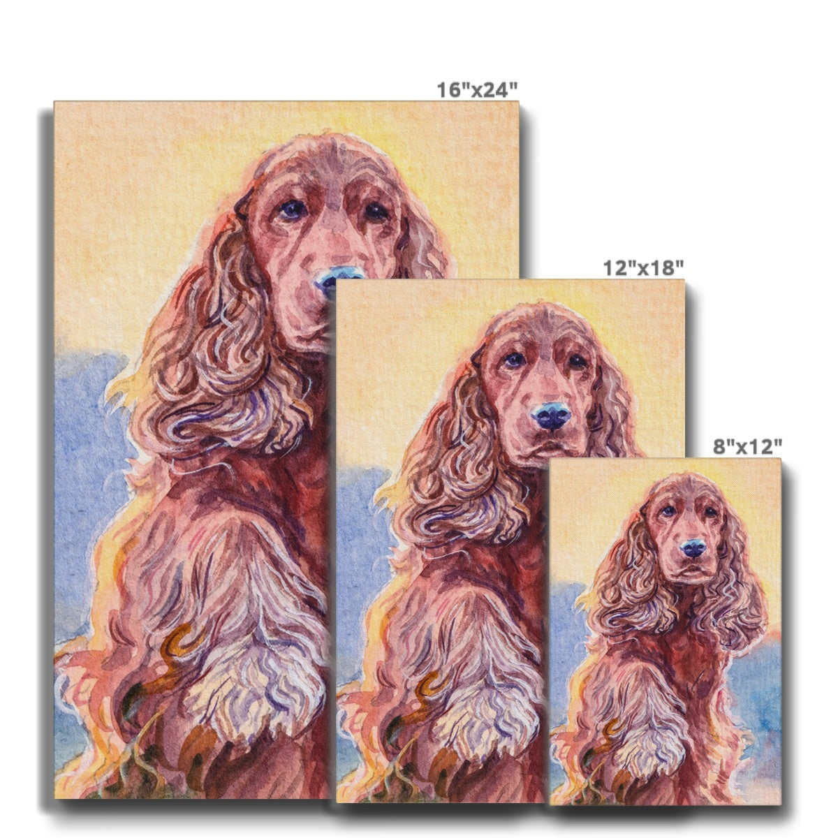 Labradoodle Oil Painting Canvas