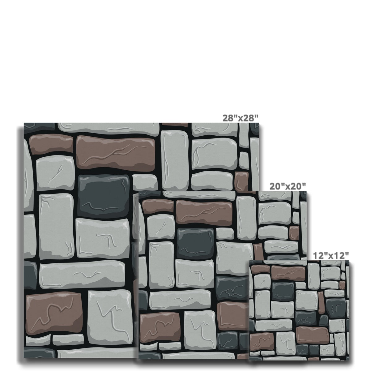 Exalted Stone Wall Art Canvas