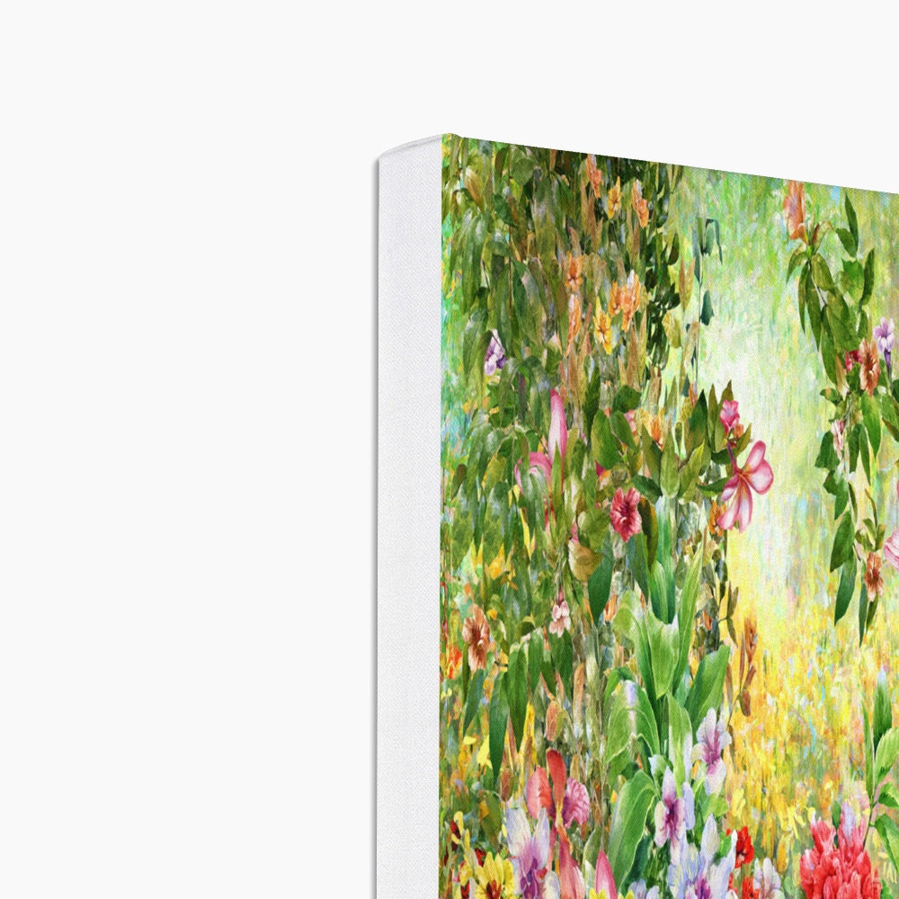 Exquisite Floral Garden Canvas