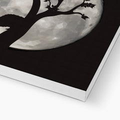 Cat , Moon & Tree Vision Canvas